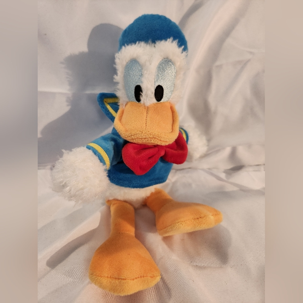 Donald Duck plush.